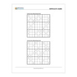 Printable Hard Sample Sudoku Pack – Brainiac Puzzles   Free Printable Tough Sudoku