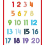 Printable Numbers   58 Free Printables | Printabulls   Numbers 1 To 20 Printable