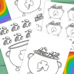 Printable Pot Of Gold Templates (Lots Of Free Outlines!)   Pots Of Gold Day Writing Template Free