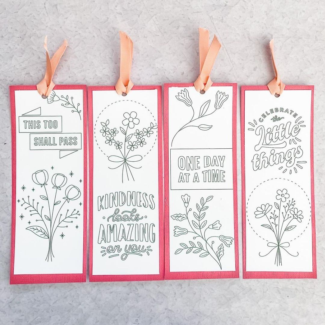 Printable Quote Bookmarks To Colour | Mum In The Madhouse - Free Printable Thank You Bookmarks