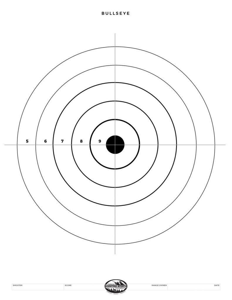 Printable Shooting Targets And Gun Targets • Nssf - Free Printable 100 Yard Targets