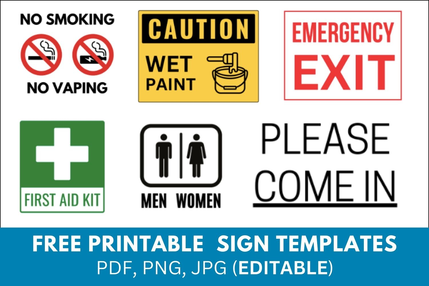 Printable Sign Templates: Free Pdf Downloads - Free Print Out Signs