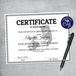 Printable Theatre Certificate Template, Performing Arts Theatre   Free Printable Drama Certificates