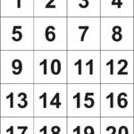 Printable+Numbers+1+20 | Large Printable Numbers, Printable   Numbers 1 To 20 Printable