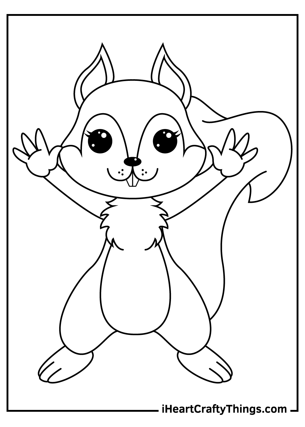 Squirrels Coloring Pages (100% Free Printables) - Free Printable Squirrel Pictures