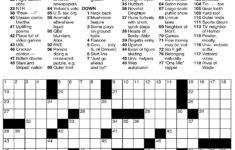 Printable Crossword Puzzles Medium Difficulty