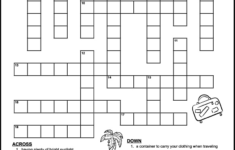 Free Printable Crossword Puzzles For Seniors