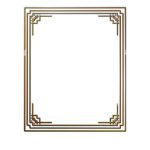 Vector Illustration Of Art Deco Borders And Frames. Creative   Free Printable Art Deco Borders