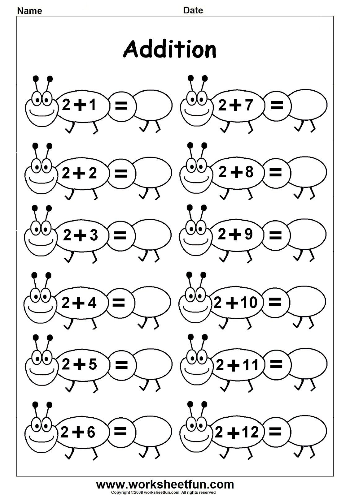 Worksheetfun - Free Printable Worksheets | 1St Grade Math - Free Printable Activities For Kindergarten Math