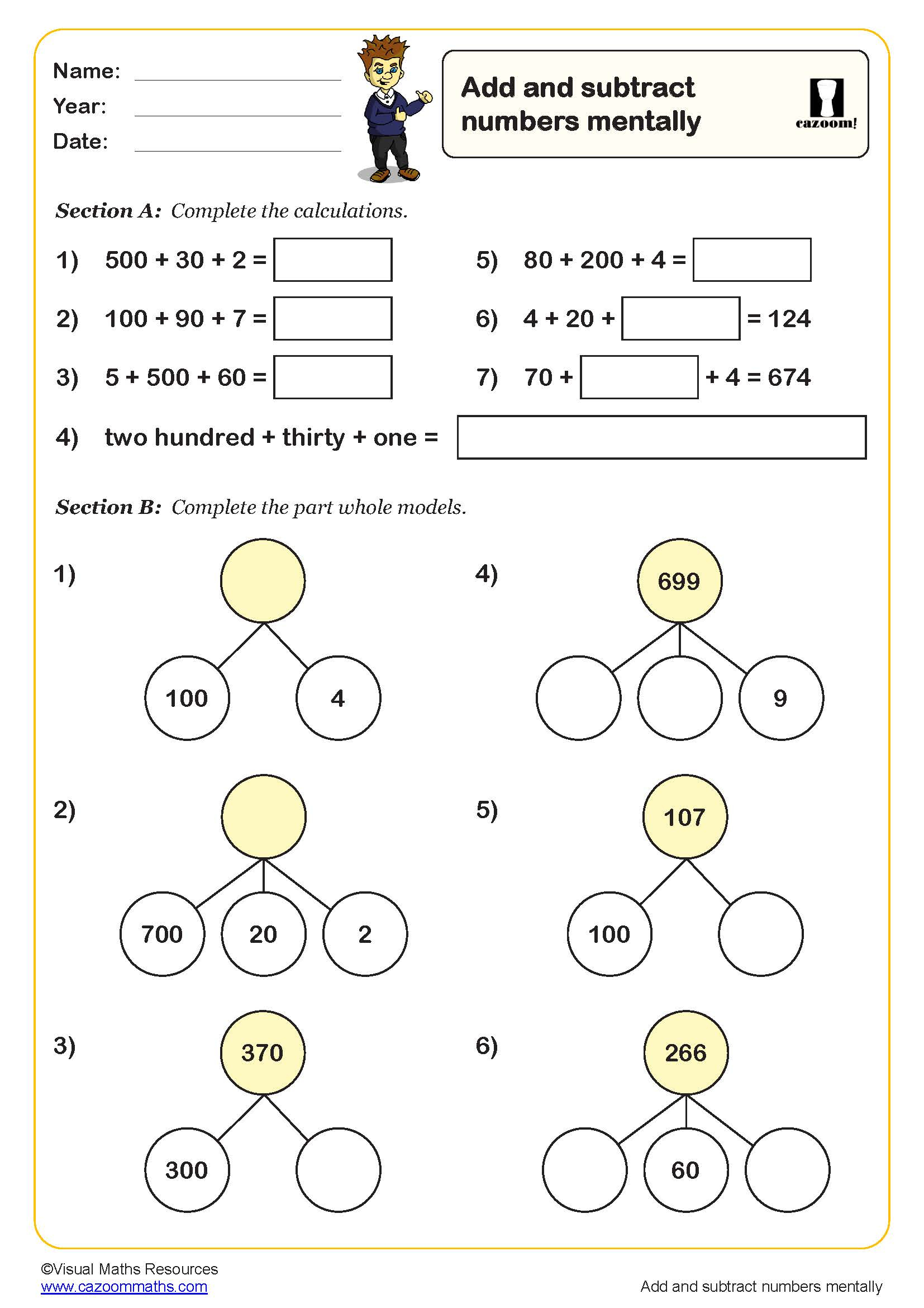 Year 3 Maths Worksheets - Free Downloads - Pdf Worksheets - Free Printable Maths Worksheets Uk