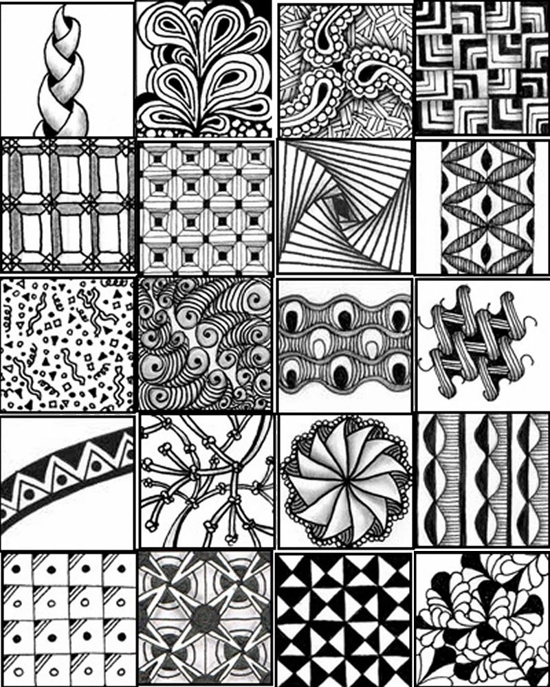 Zentangle Pattern Sheets | Zentangle Patterns, Zentangle - Printable Zentangle Patterns